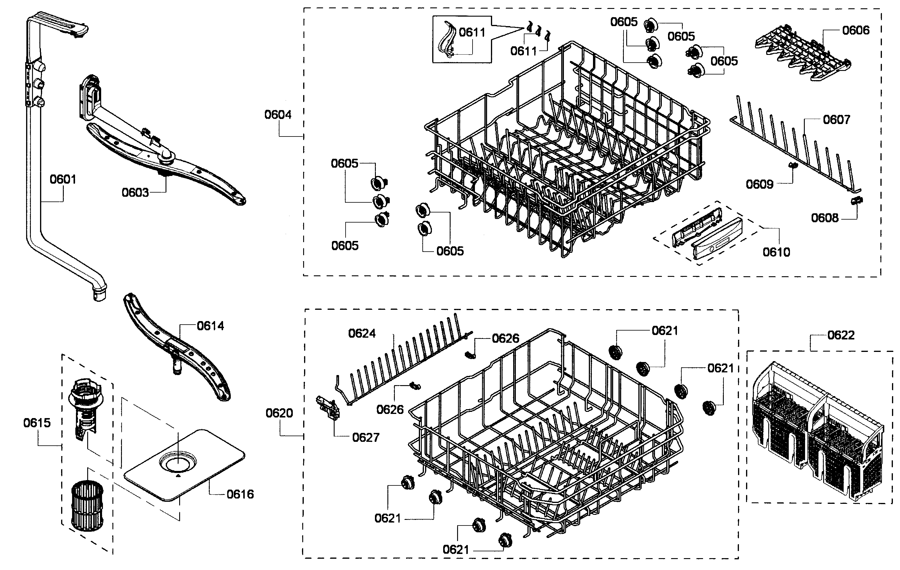 Baskets assy