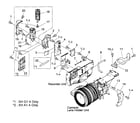 Canon XHA1A casing parts 2 diagram