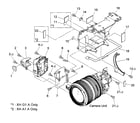 Canon XHA1A casing parts 3 diagram