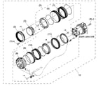 Canon XHA1A lens unit diagram