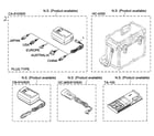 Canon XHA1A accessory 1 diagram