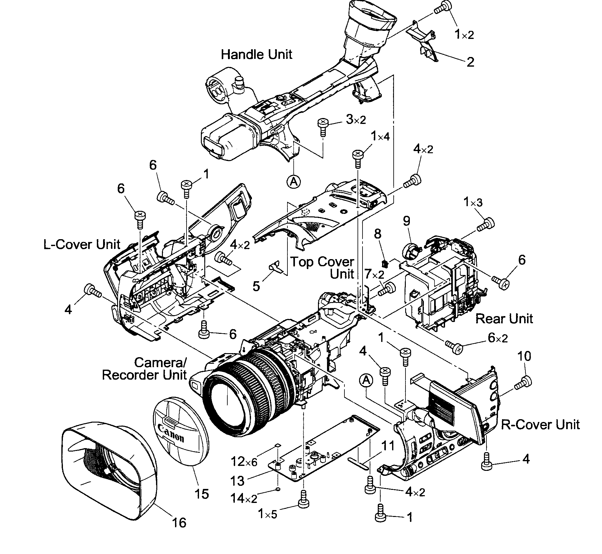 Casing parts 1