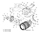 Canon XHG1A casing parts 3 diagram