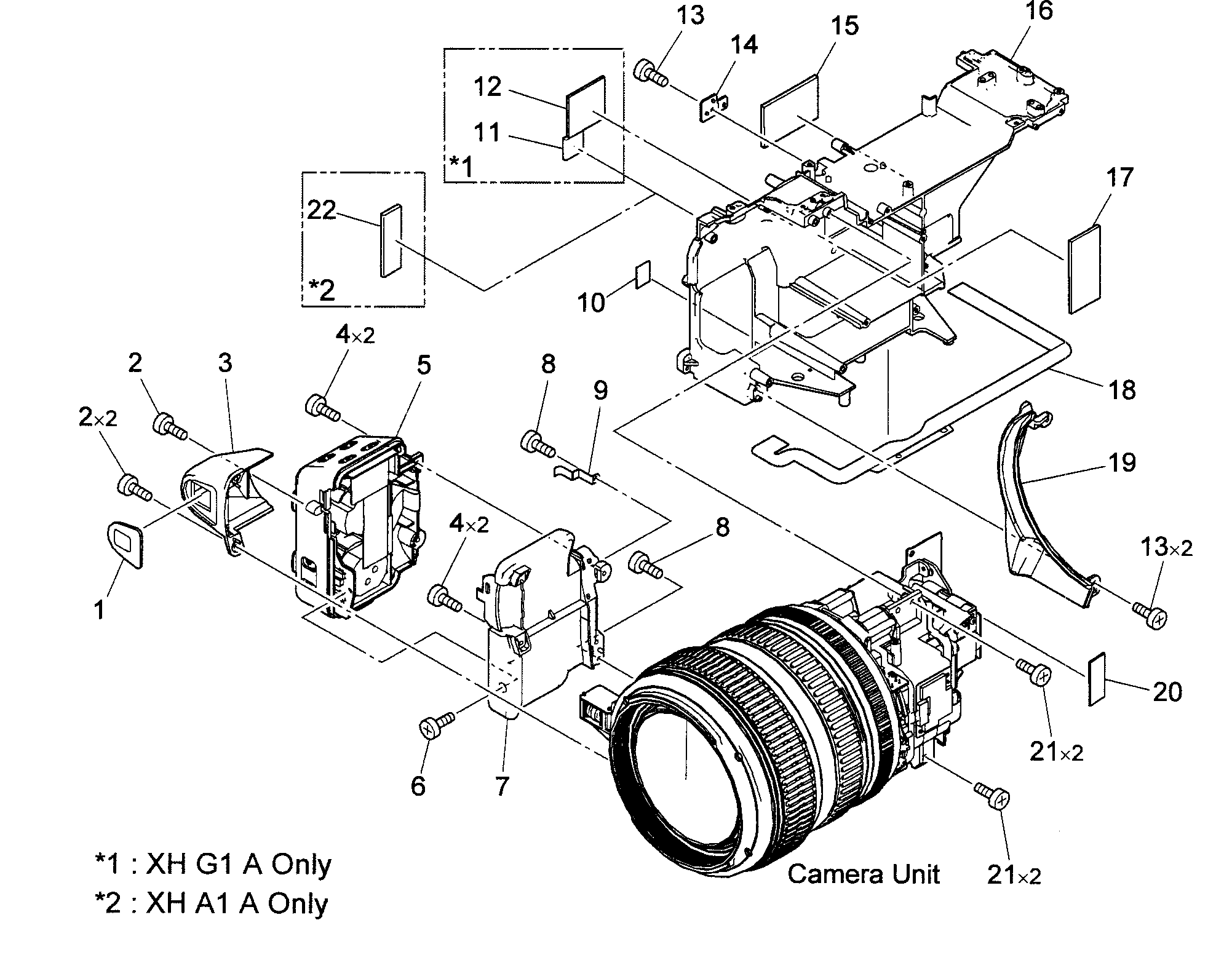 Casing parts 3