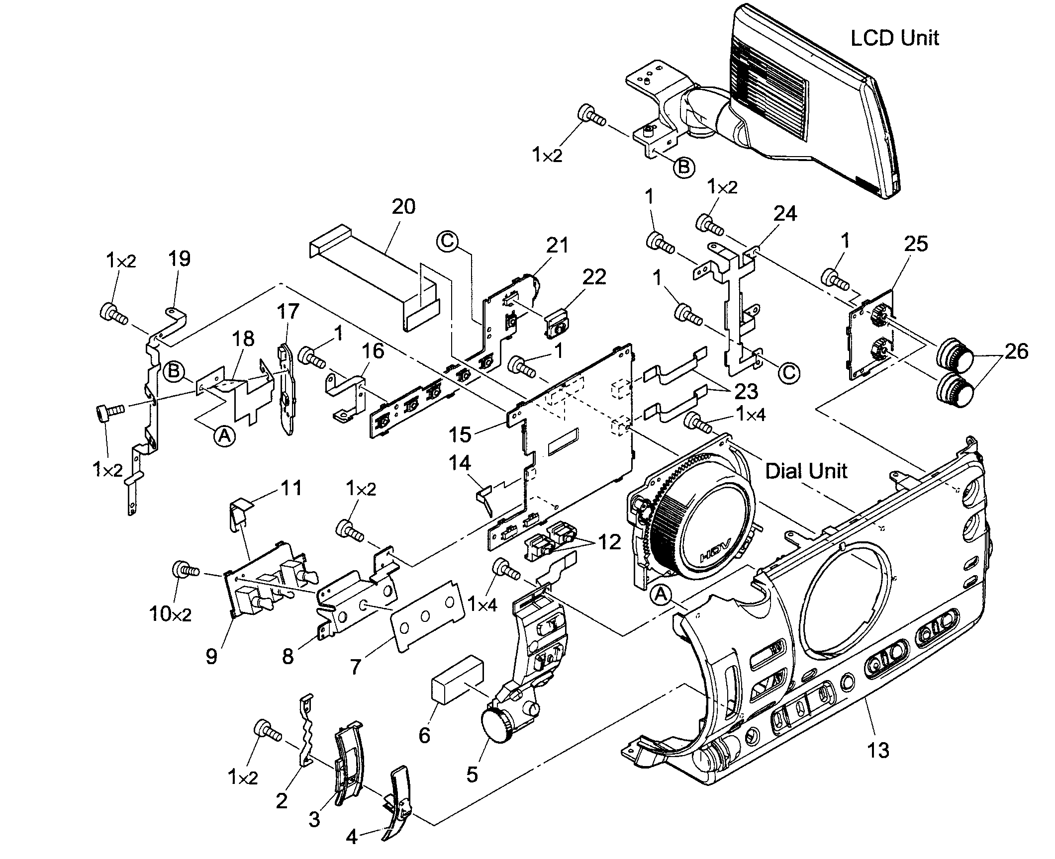 R-lcd assy