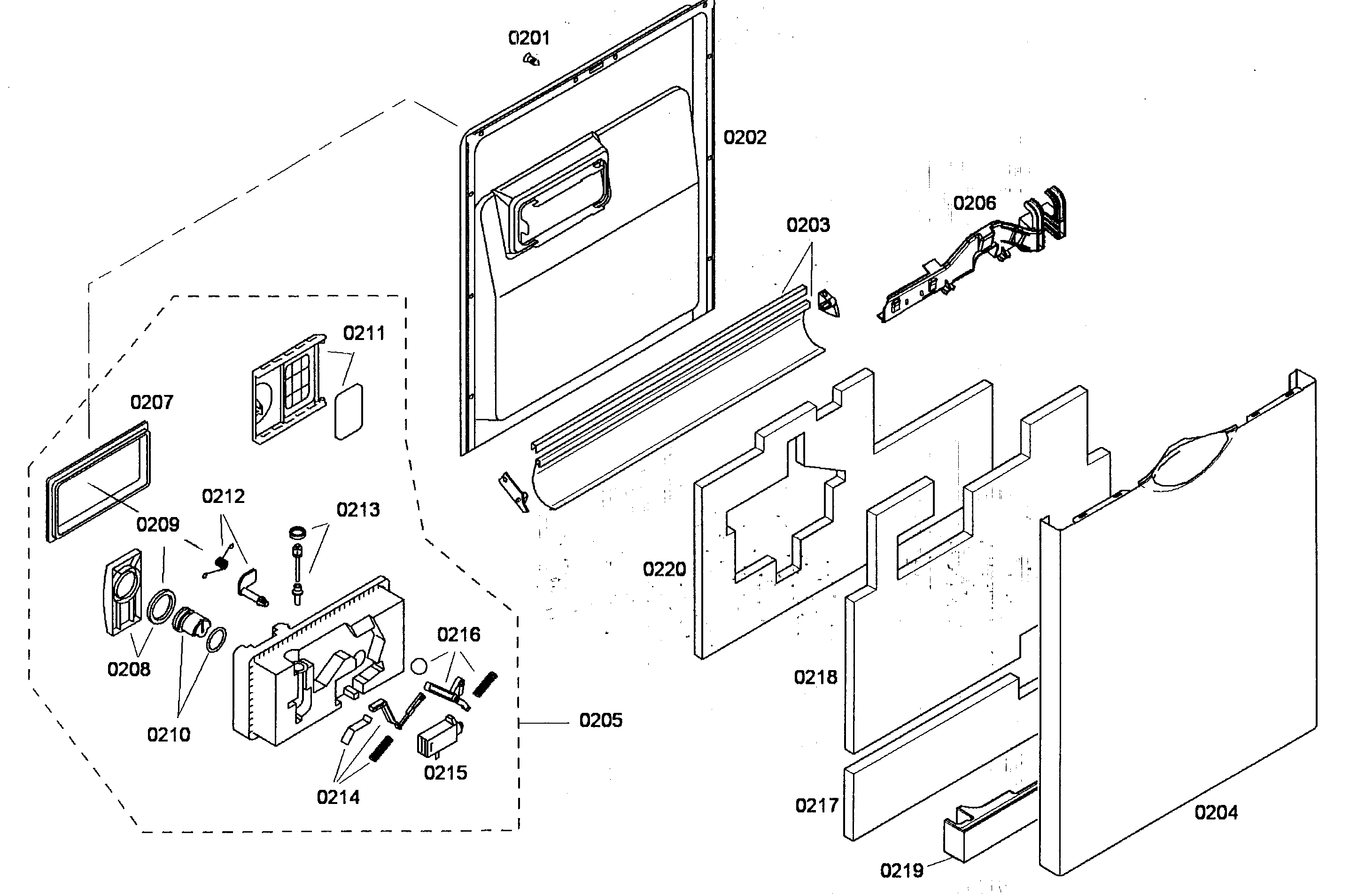 Door assy