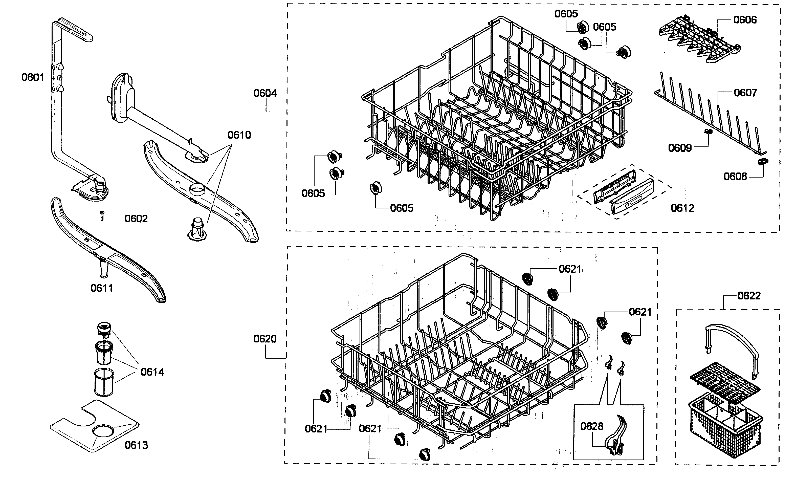 Baskets assy