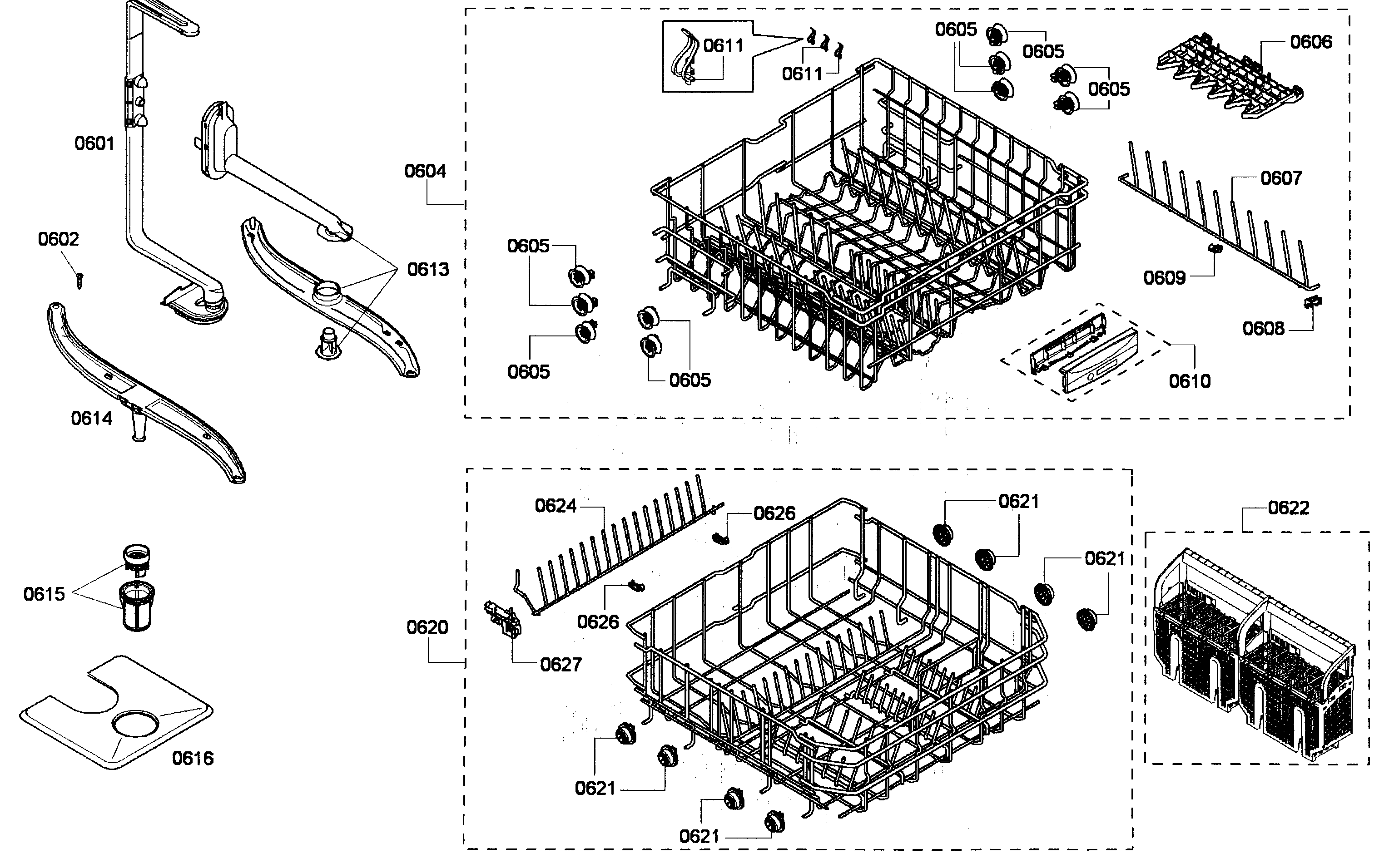Baskets assy