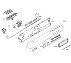 Bosch SHE68P02UC/53 front panel diagram