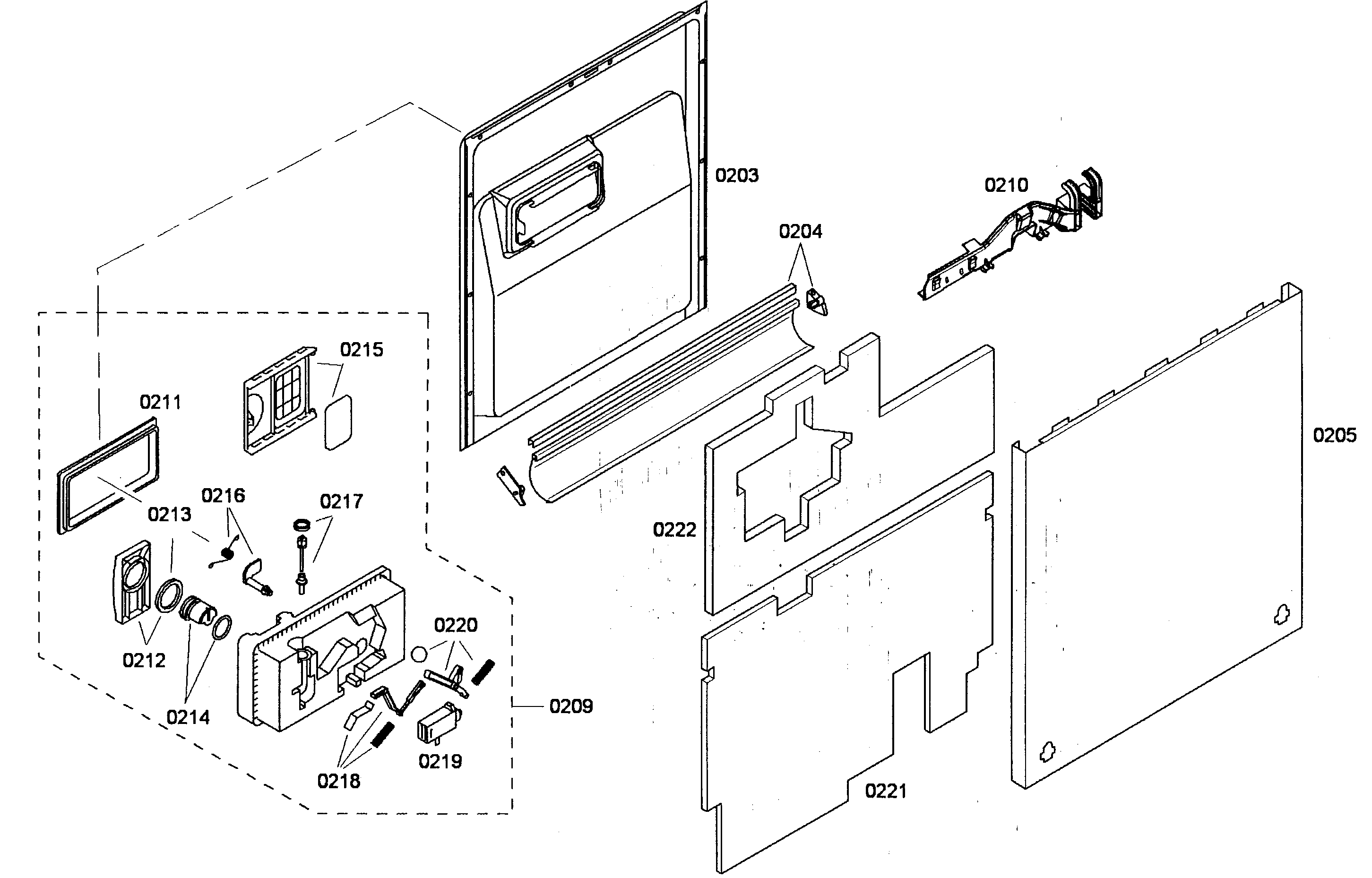Door assy