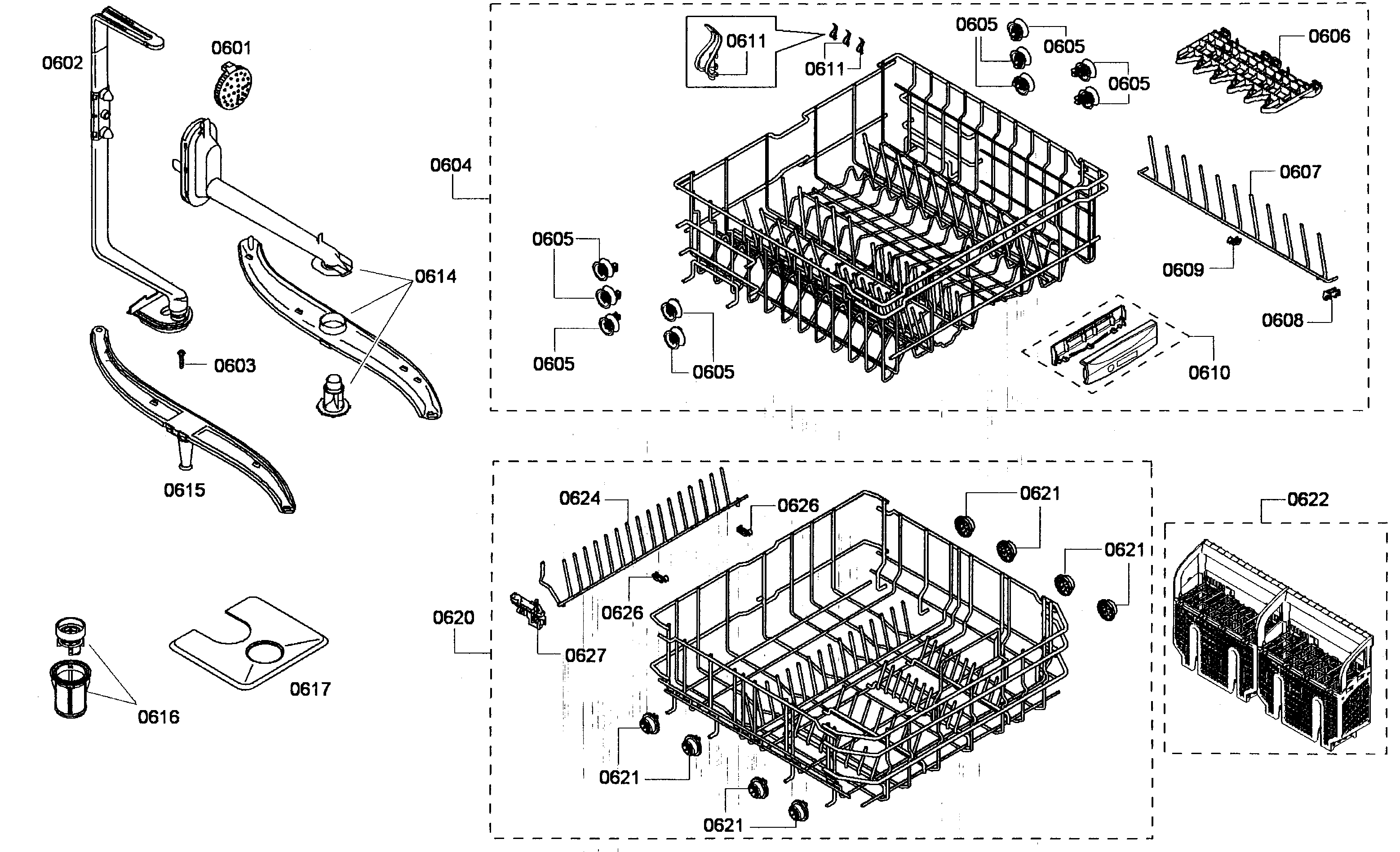Baskets assy