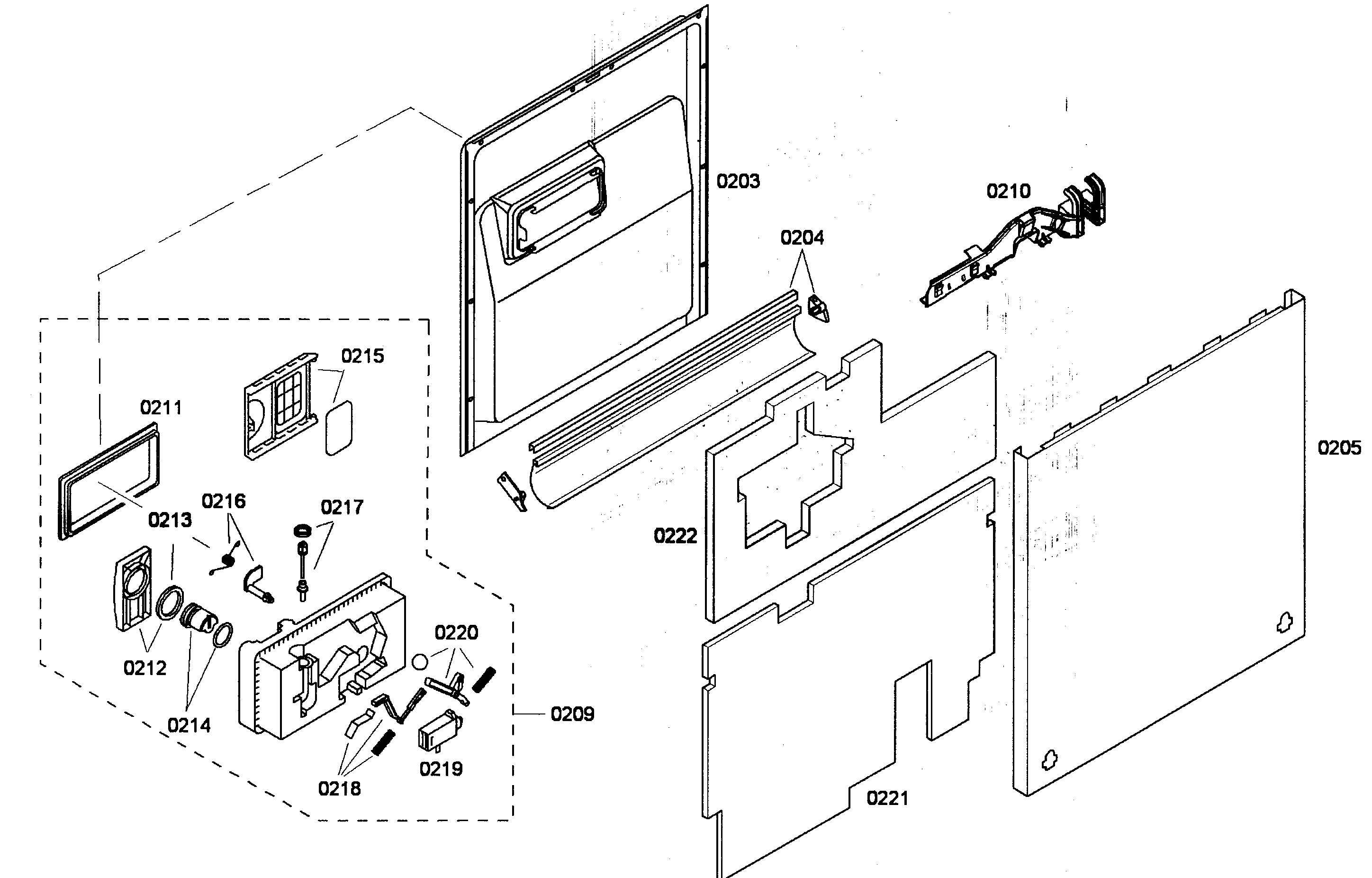 Door assy