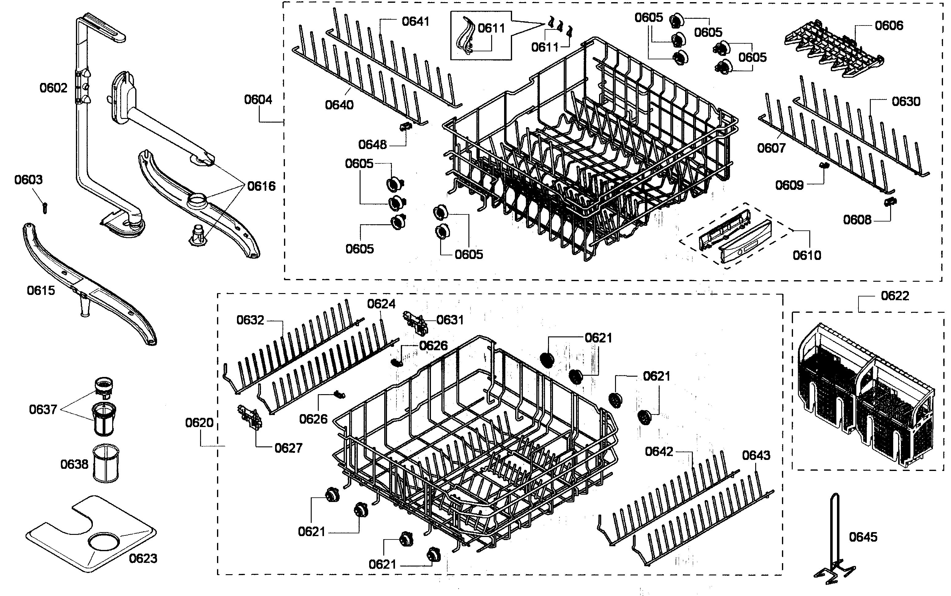 Baskets assy