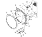 Speed Queen SSGY09WF roller assy diagram