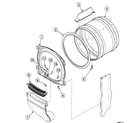 Speed Queen SSG909WF drum assy diagram