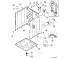 Speed Queen SSG919LF cabinet diagram