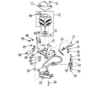 Speed Queen SWT621QC motor assy diagram