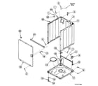 Speed Queen SWT621QC cabinet diagram