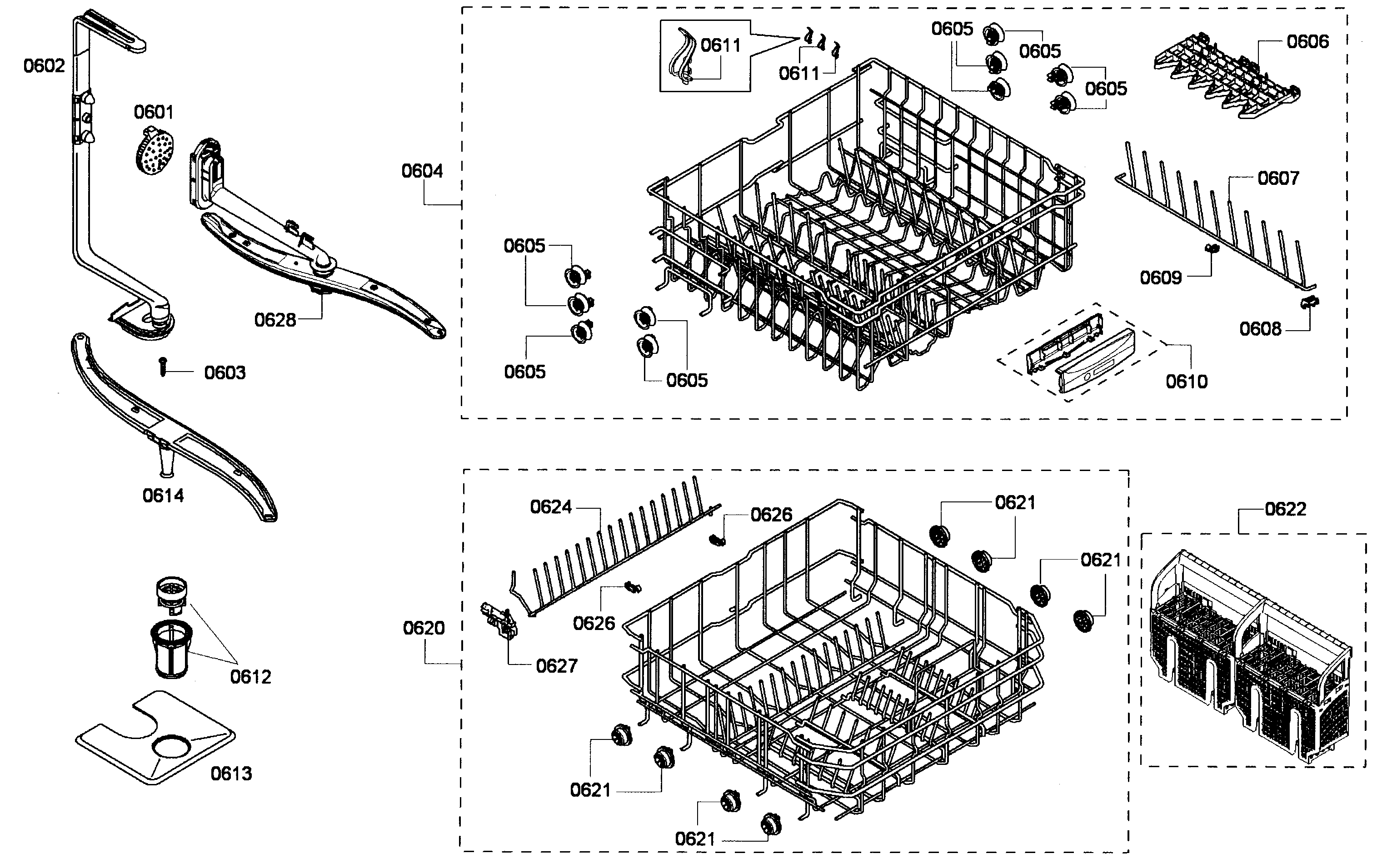 Baskets assy