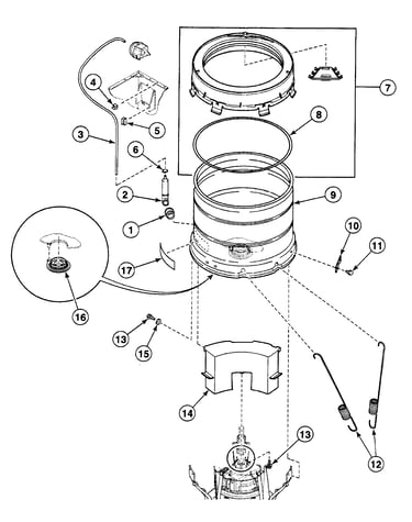 Tub assy
