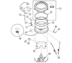 Speed Queen SWT120WN tub assy diagram