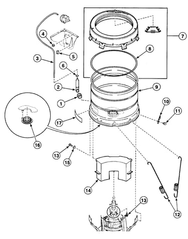 Tub assy