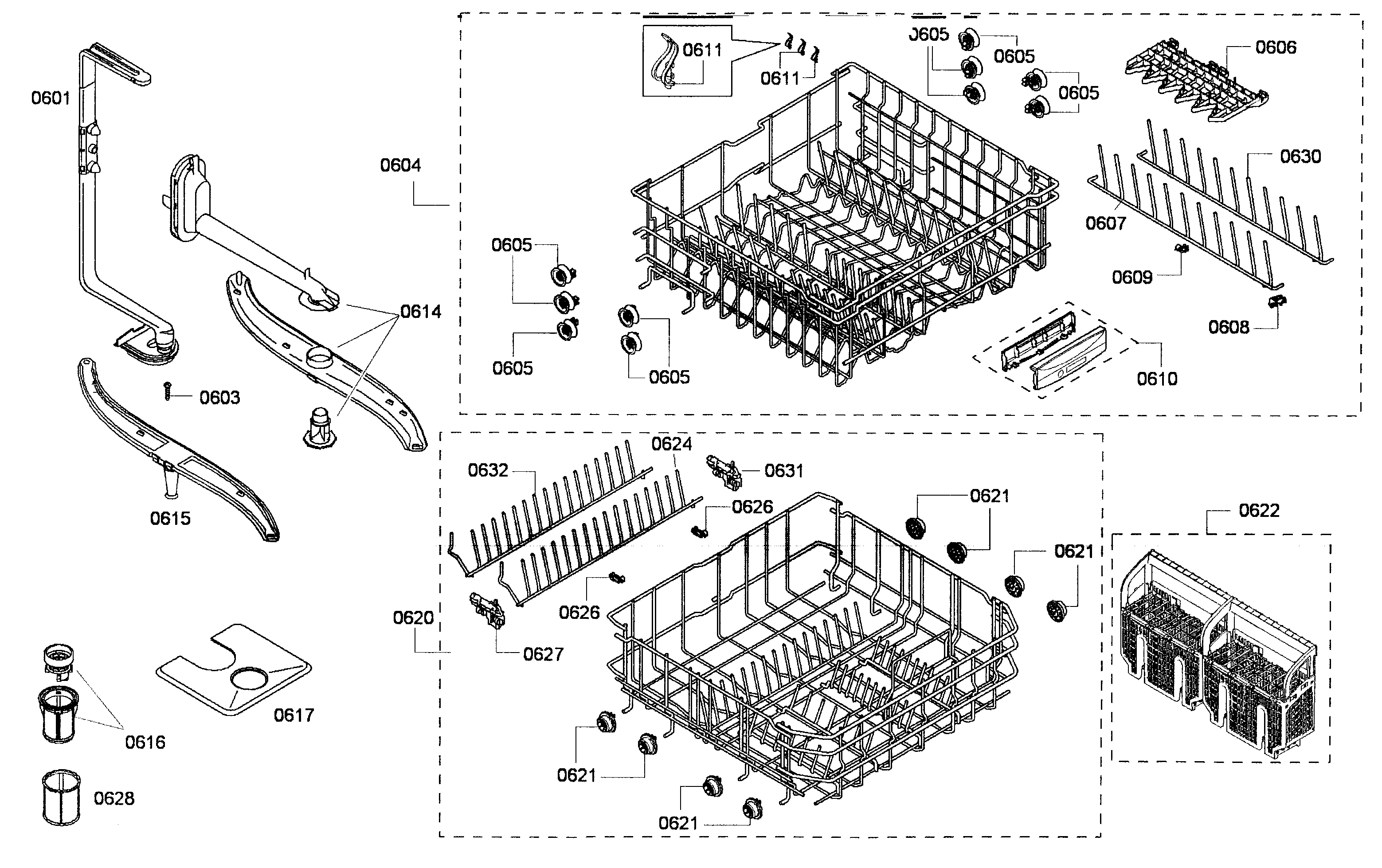 Baskets assy