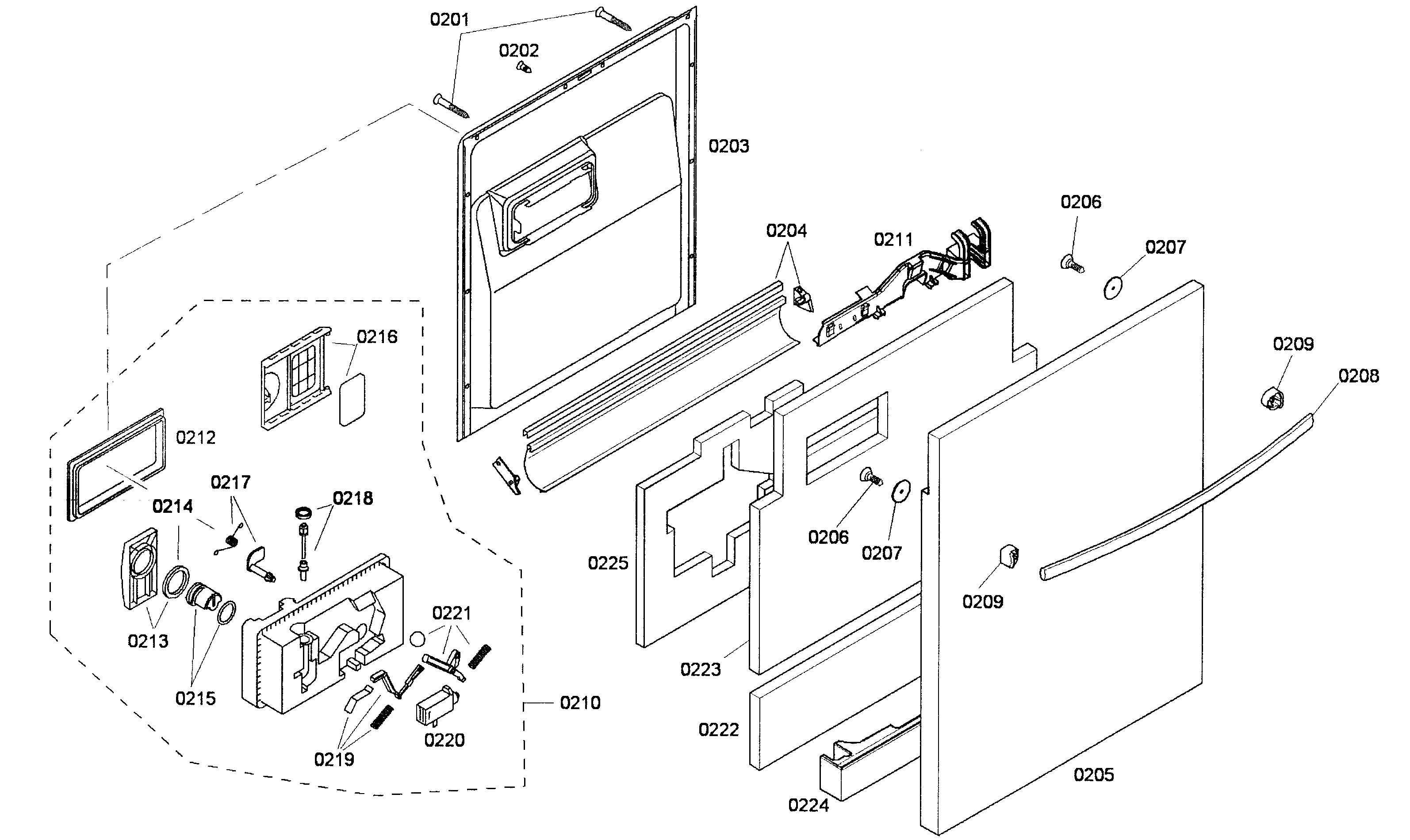 Door assy