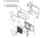 Sony DSC-TX1/L rear assy diagram