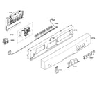 Bosch SHE43P06UC/56 front panel diagram