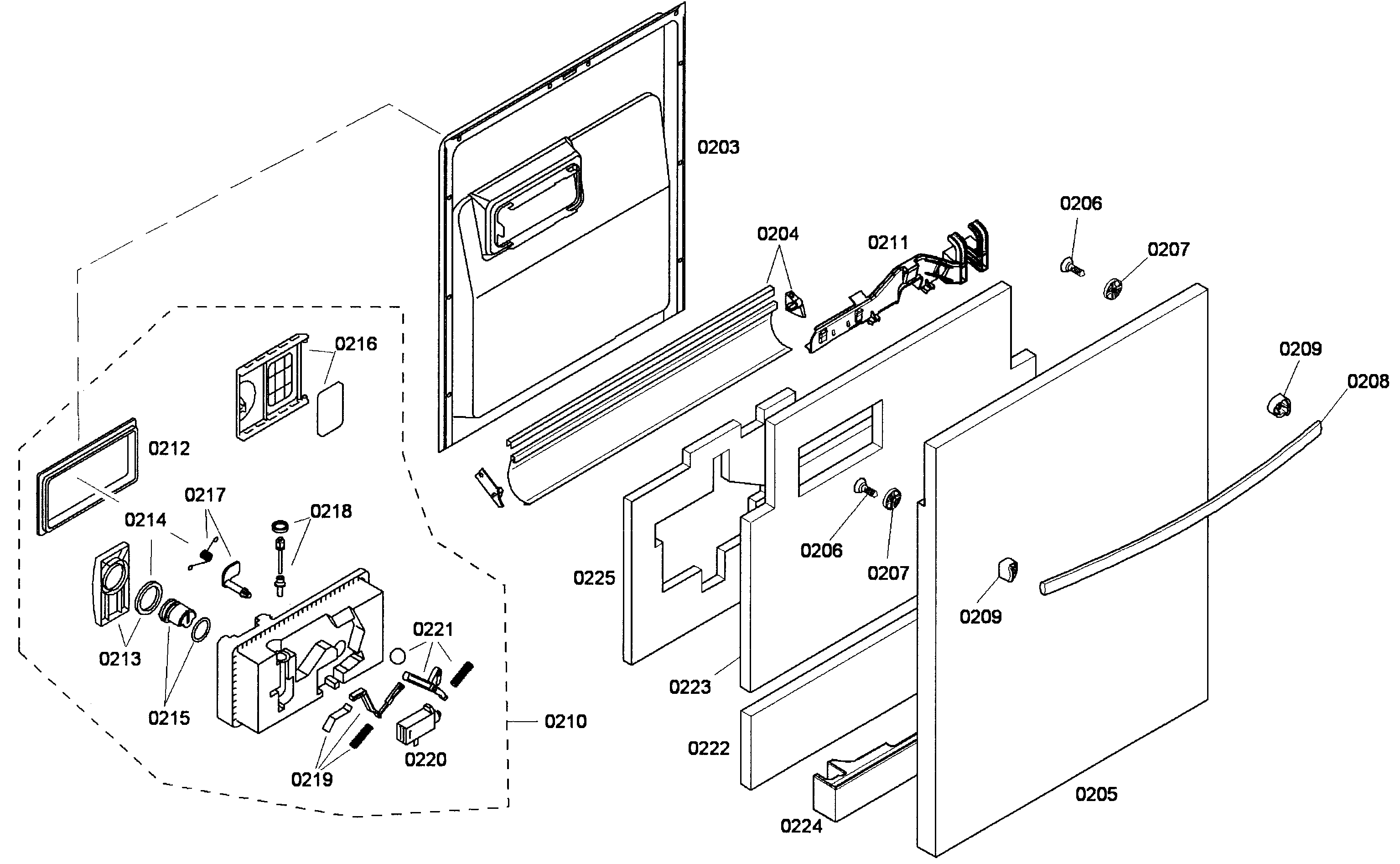 Door assy
