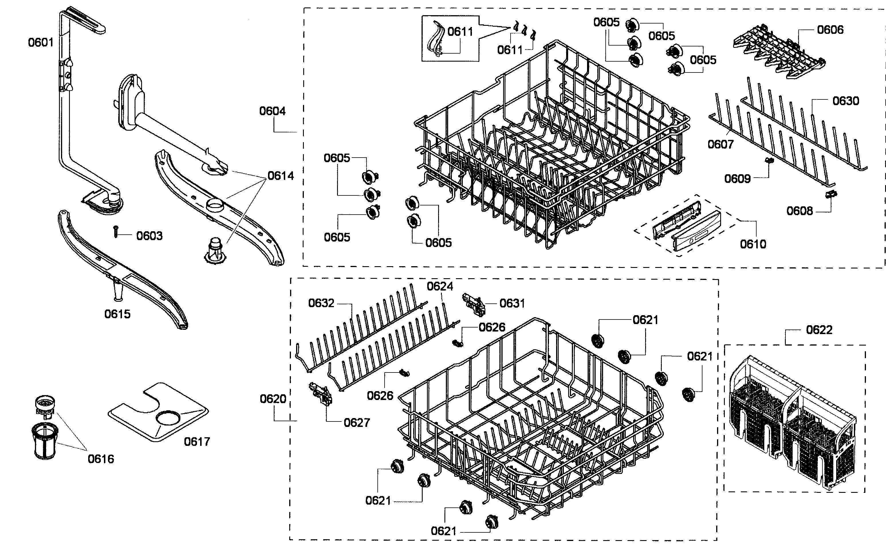 Baskets assy