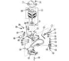 Speed Queen SWT220LA motor assy diagram