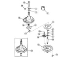 Speed Queen SWT110LA transmission diagram