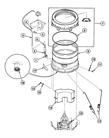 Tub assy