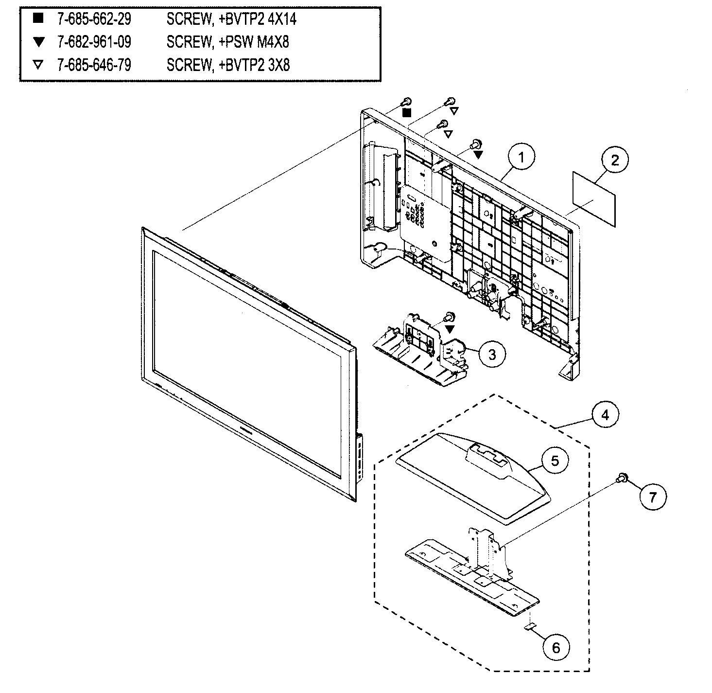 REAR/STAND ASSY