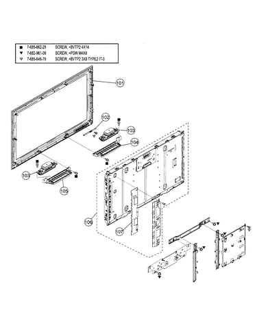 Front/lcd assy