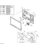 Rear/stand assy
