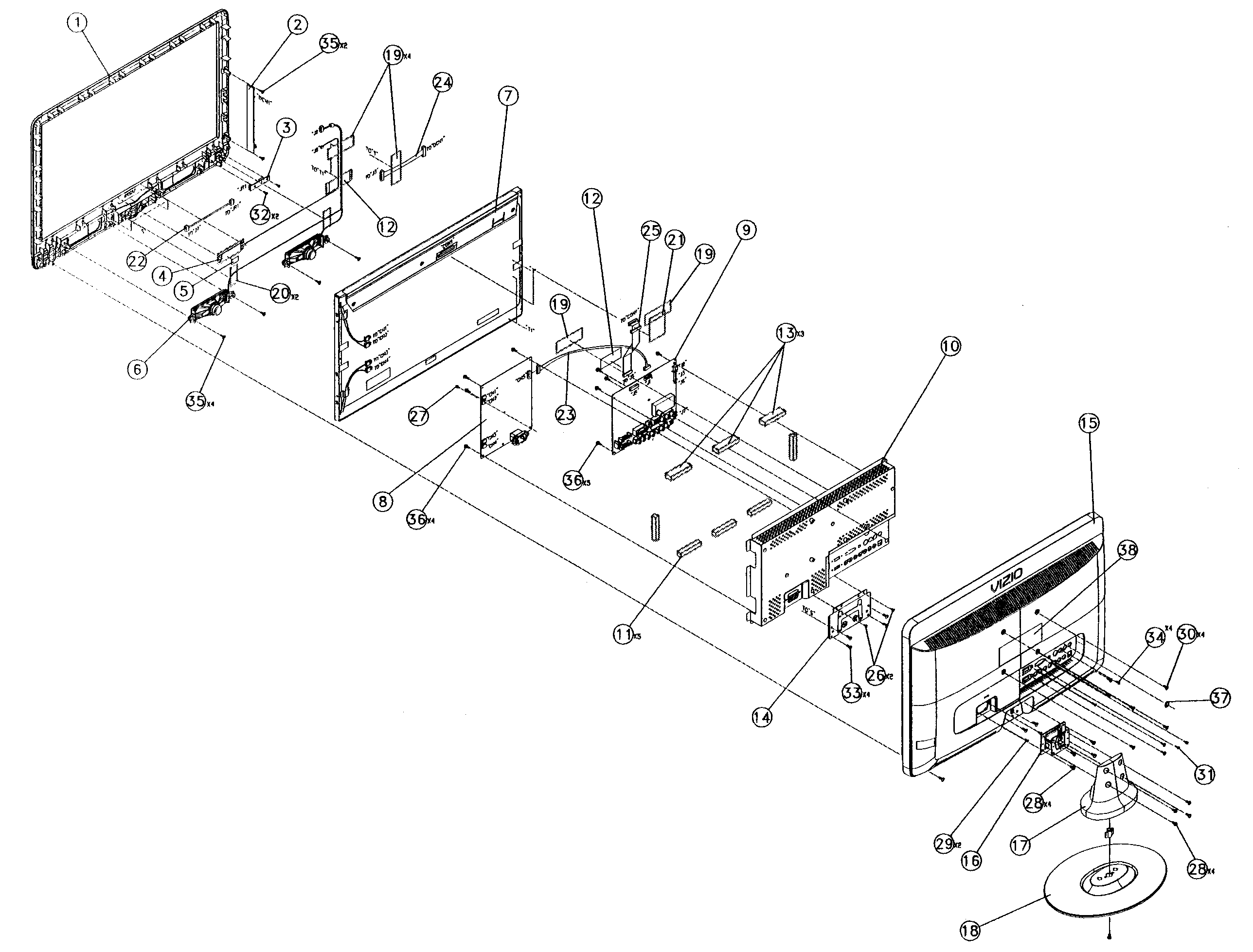 CABINET ASSY