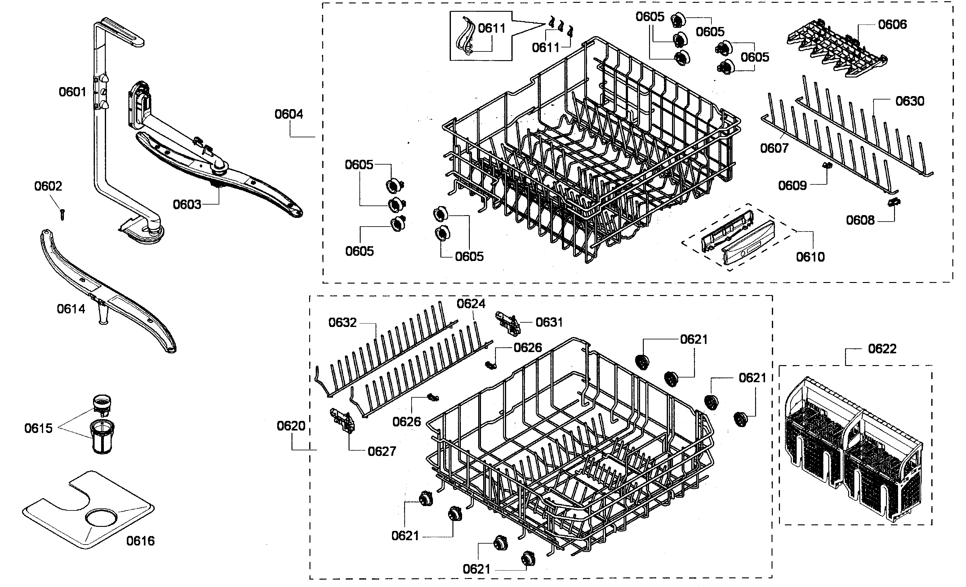 Baskets assy