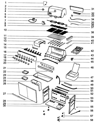 Grill assy