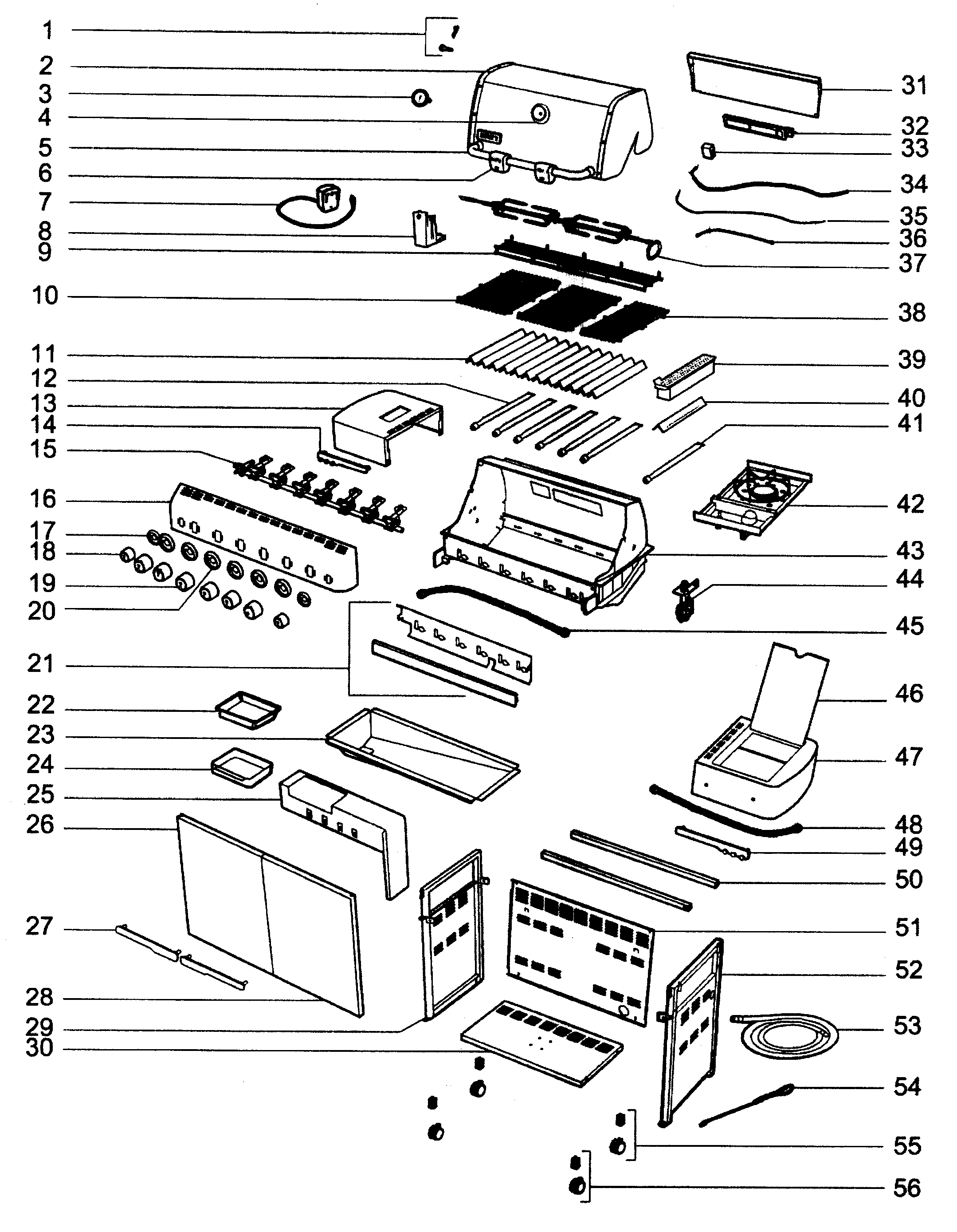 Grill assy