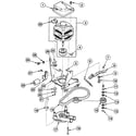 Speed Queen SWTH20WM motor assy diagram