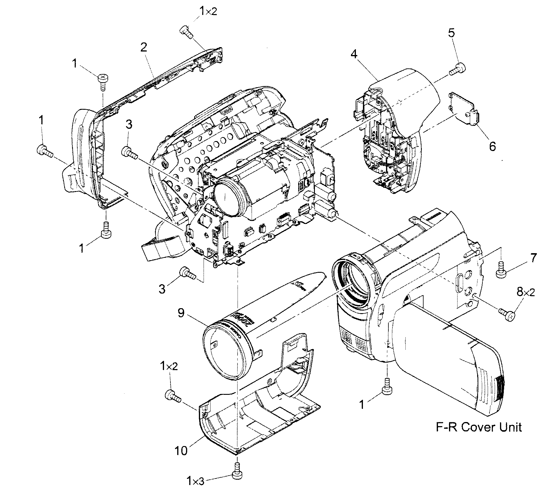 Casing parts 1