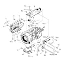 Canon HFS10 casing parts 1 diagram