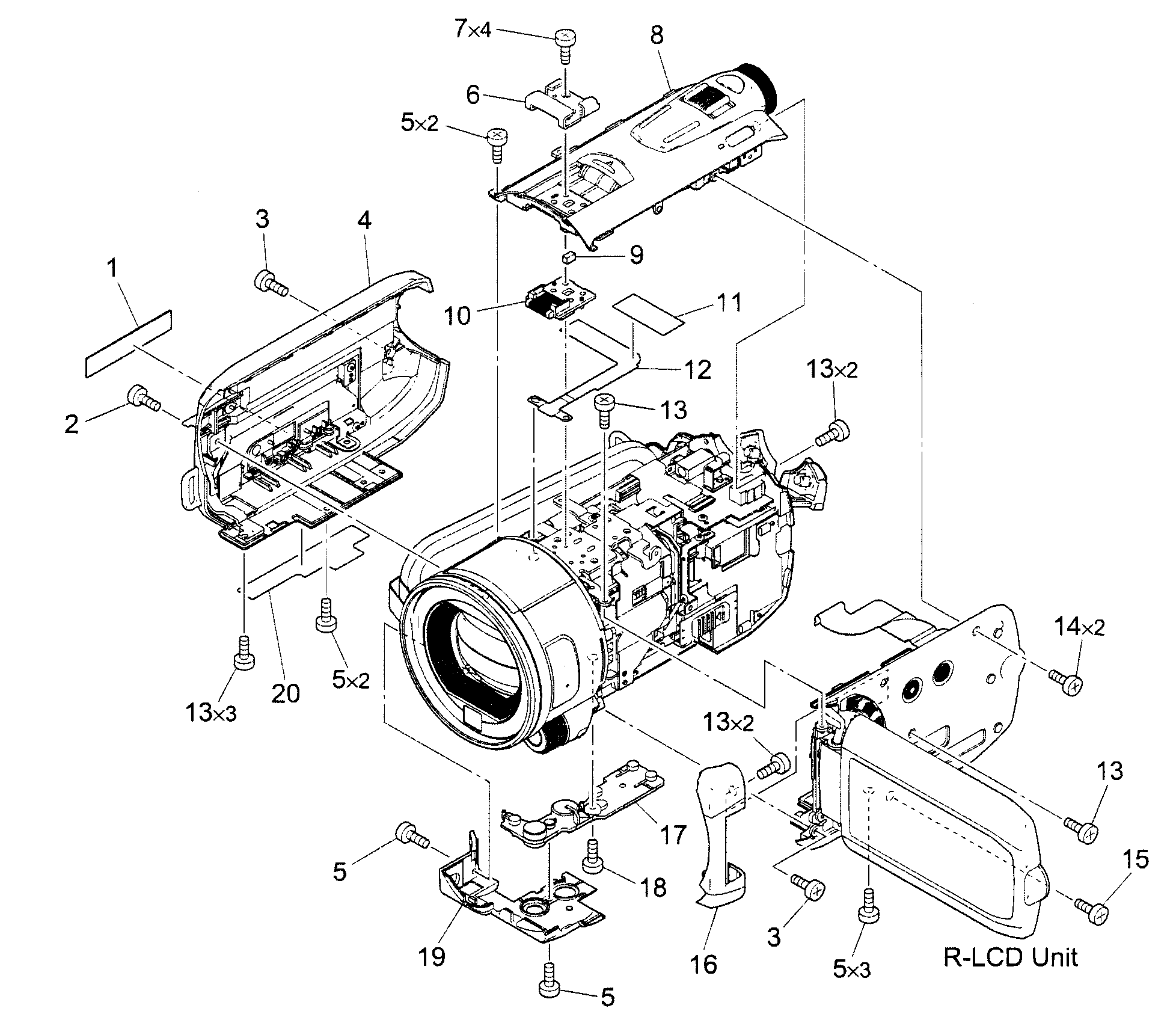Casing parts 1