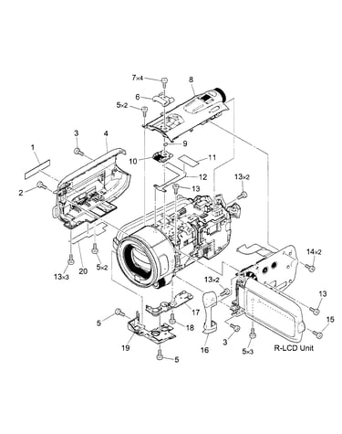 Casing parts 1
