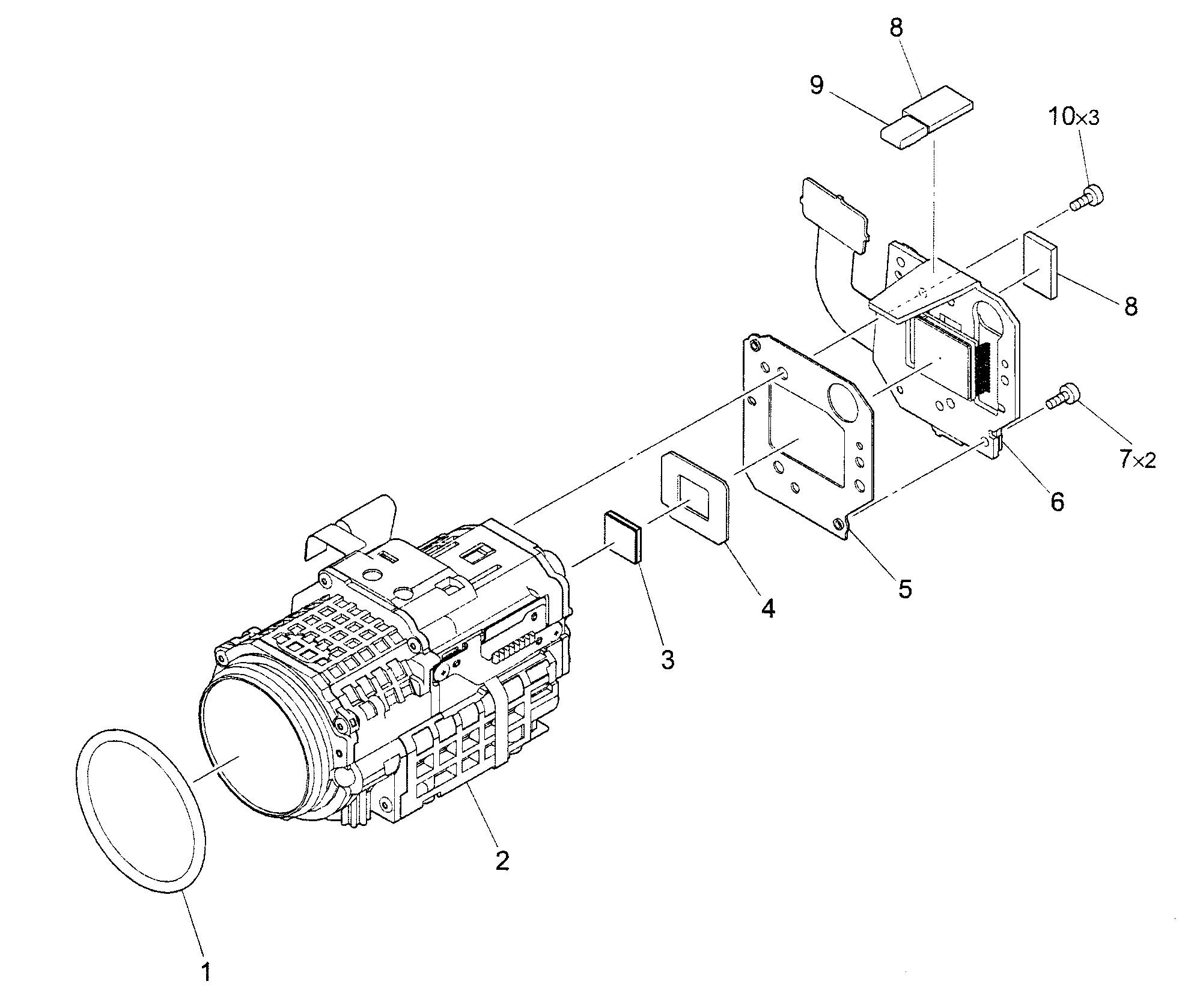 Lens assy