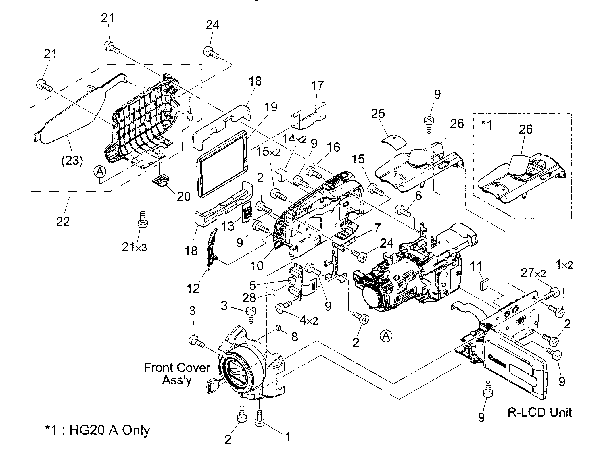 Casing parts 1