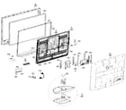 LG 42PQ20 cabinet assy diagram
